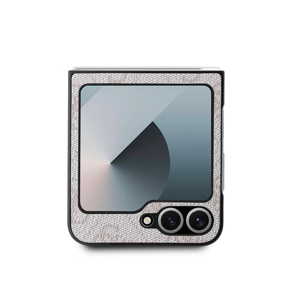 Guess Galaxy Z Flip 6 Orjinal Lisanslı Leather Metal Logo Telefon Kılıfı - 2