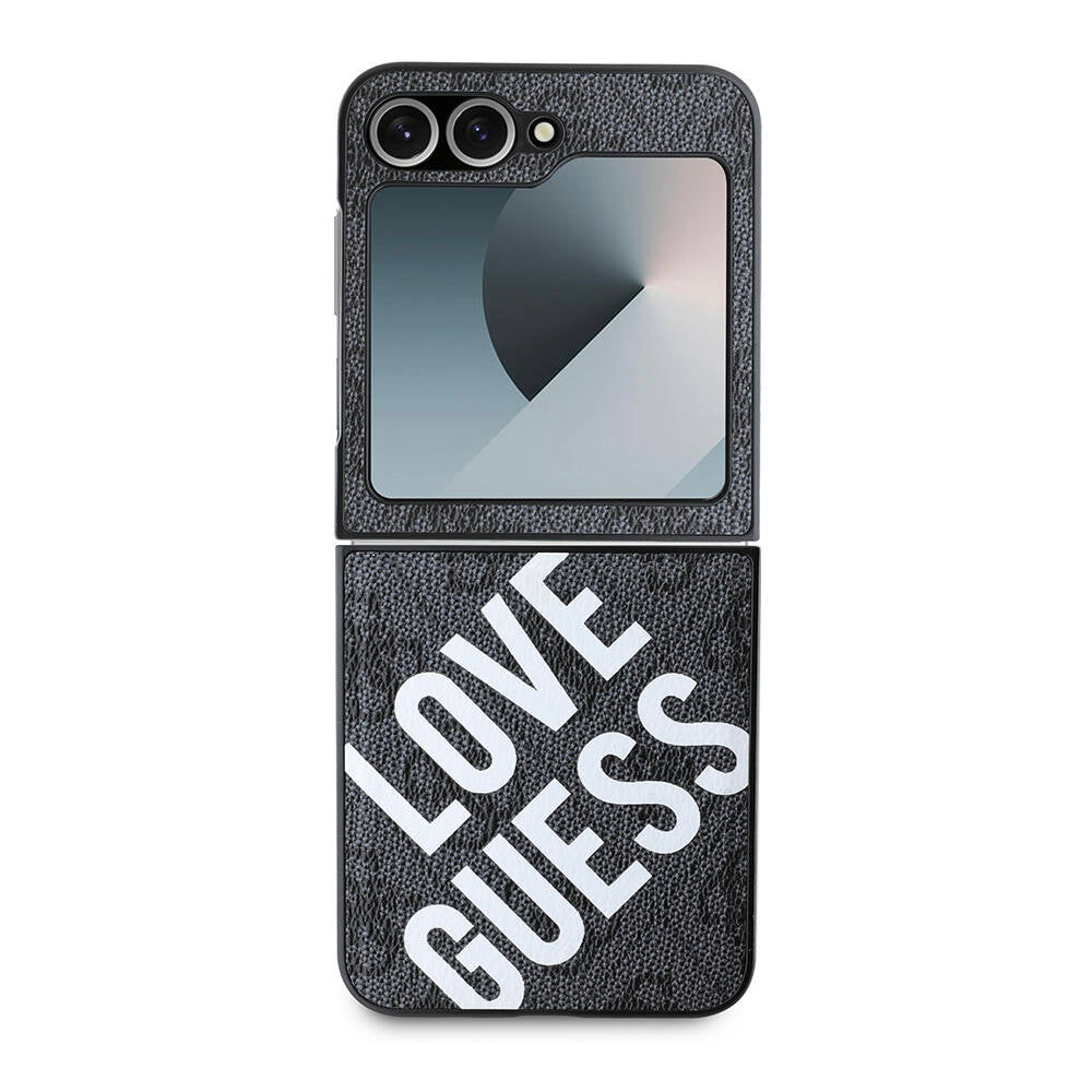 Guess Galaxy Z Flip 6 Orjinal Lisanslı Magsafe Şarj Özellikli Love Guess Printing Telefon Kılıfı - 2