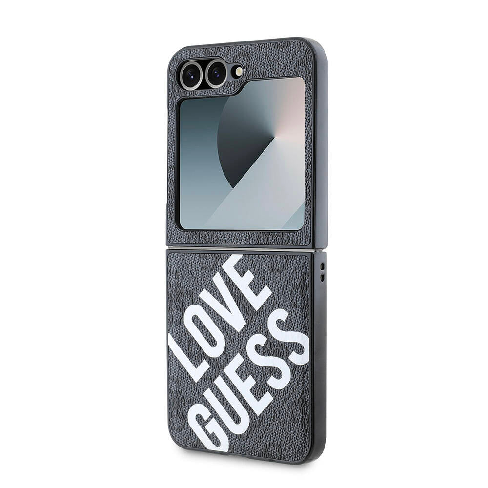 Guess Galaxy Z Flip 6 Orjinal Lisanslı Magsafe Şarj Özellikli Love Guess Printing Telefon Kılıfı - 6