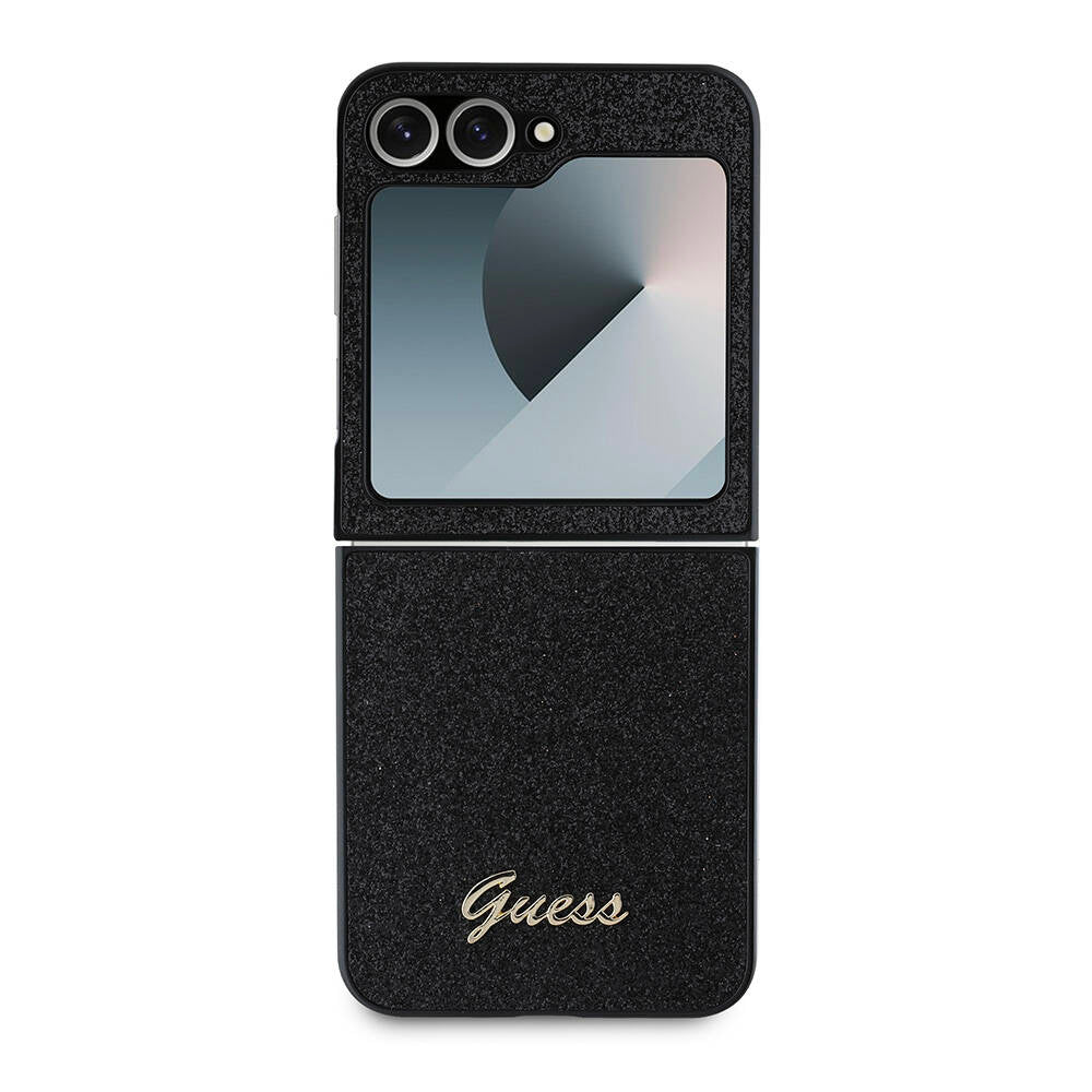 Guess Galaxy Z Flip 6 Orjinal Lisanslı Yazı Logolu Glitter Script Telefon Kılıfı - 2