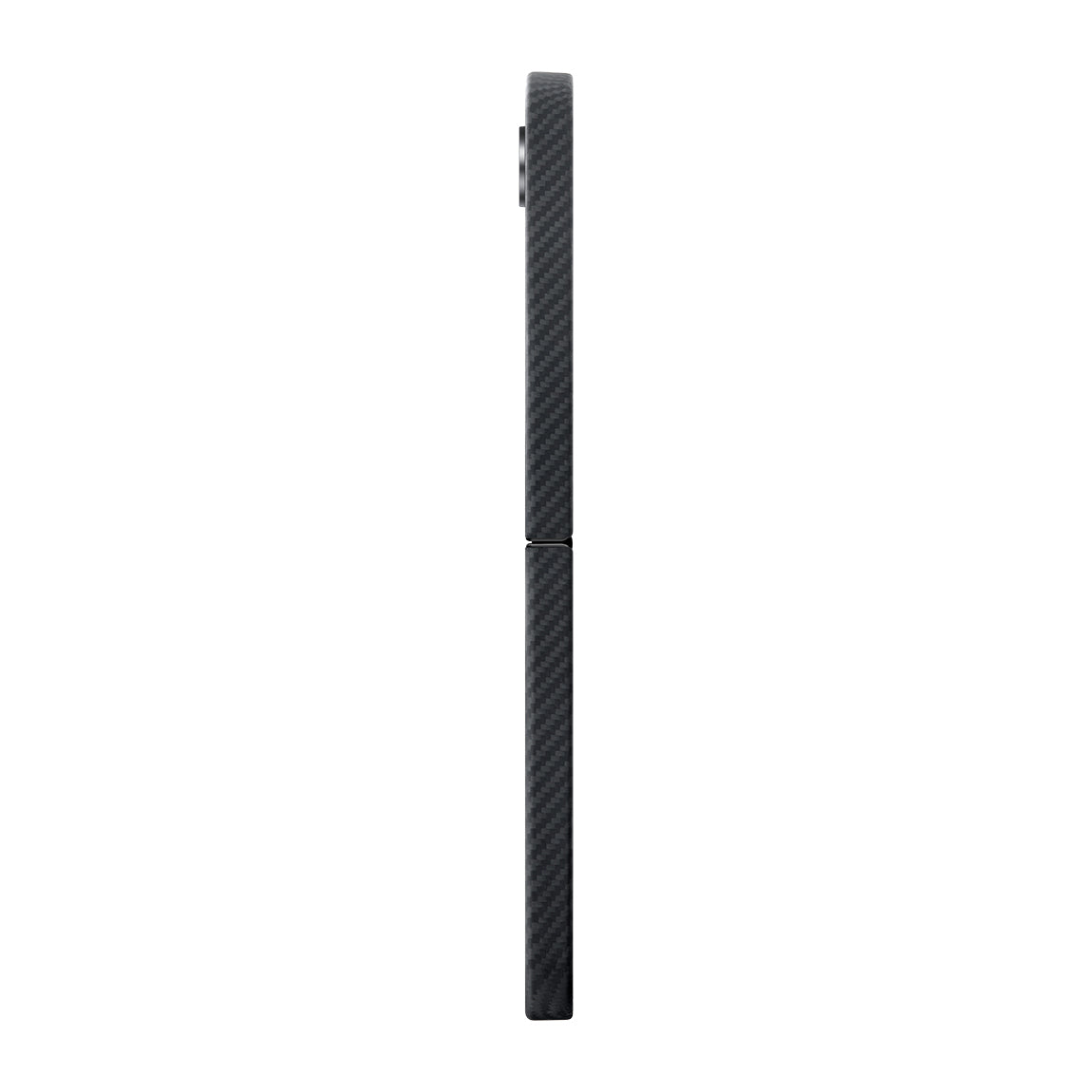 Pitaka Ultra-Slim Classic Serisi Galaxy Z Flip 6 M-safe Şarj Özellikli 600D Aramid Fiber Black-Grey Twill Kılıf