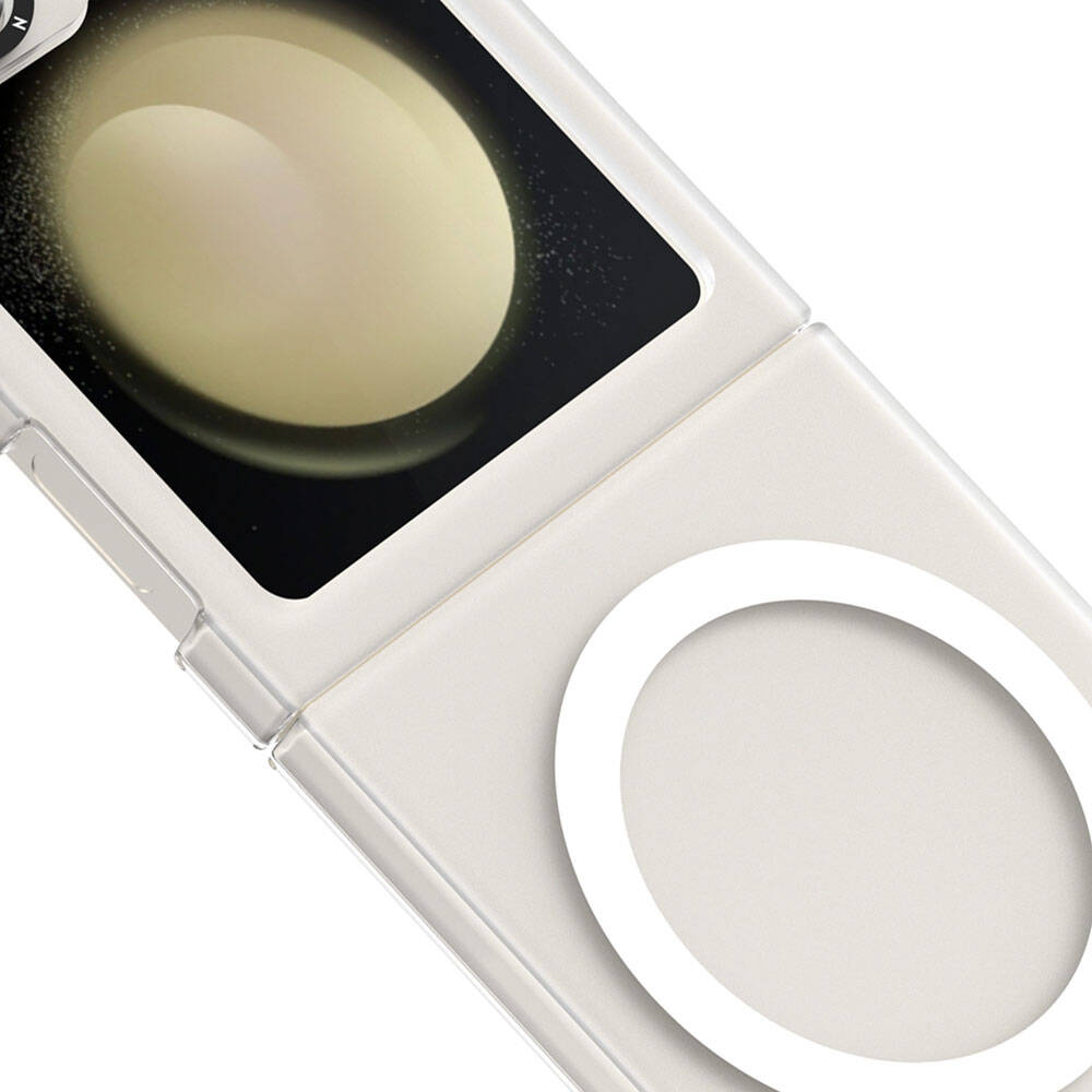 Galaxy Z Flip 6 Kılıf Magsafe Şarj Özellikli Youngkit Hidden Sand Serisi Kapak - 2
