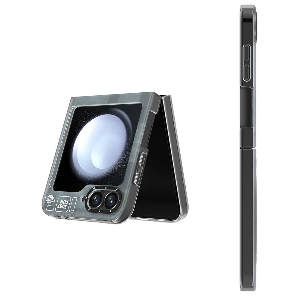 Youngkit Tegnology Serisi Galaxy Z Flip 6 Kılıf Magsafe Şarj Özellikli Telefon Kılıfı - 4