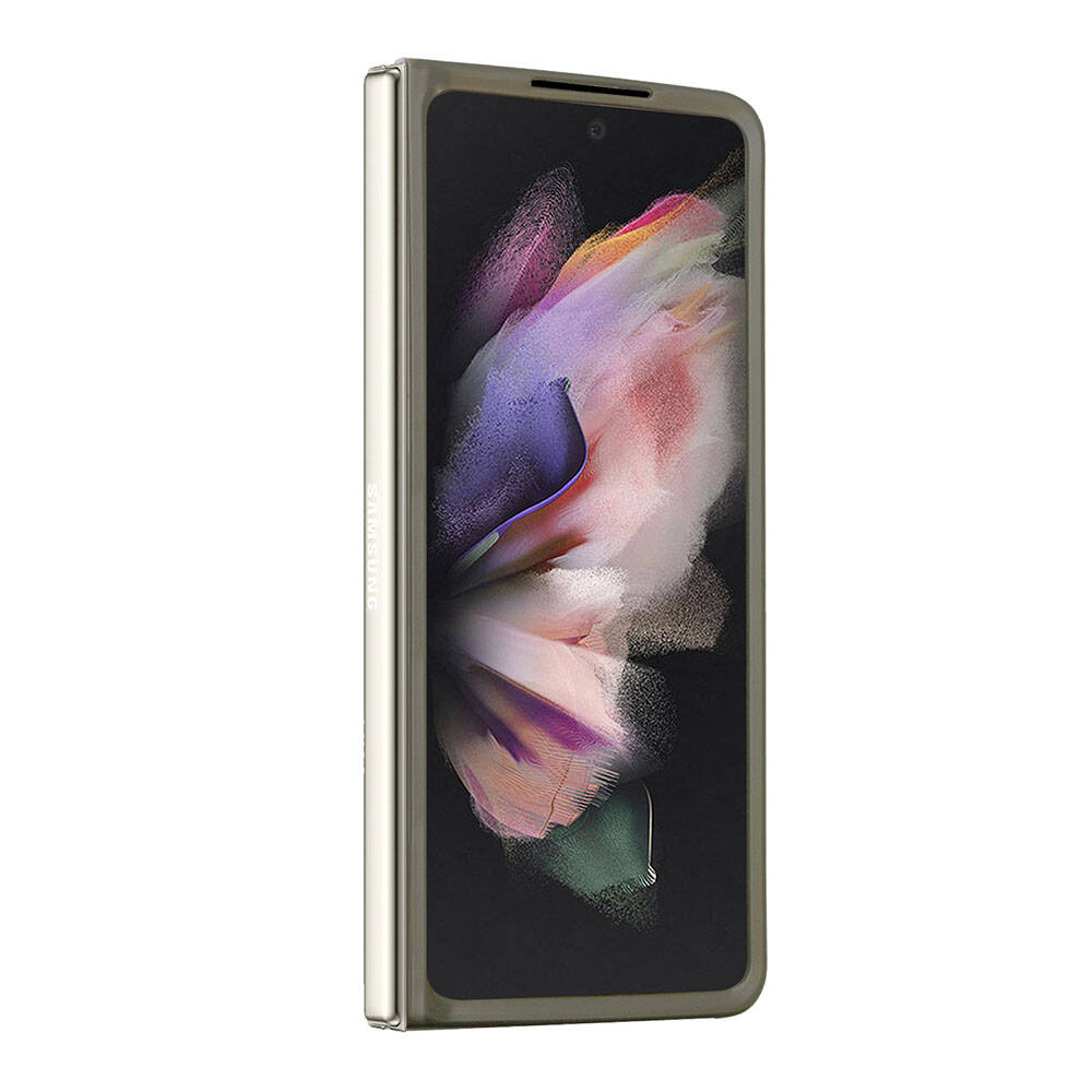 Guess Galaxy Z Fold 5 Orjinal Lisanslı Yazı Logolu Glitter Flakes Kapak - 3