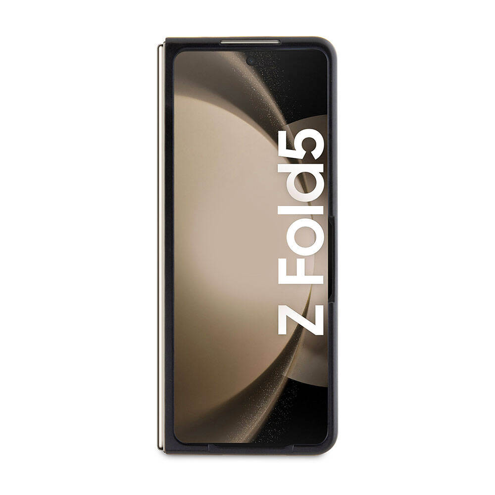 Lacoste Galaxy Z Fold 5 Orjinal Lisanslı PU Pike Desenli Arka Yüzey İkonik Timsah Dokuma Logolu Telefon Kılıfı - 22