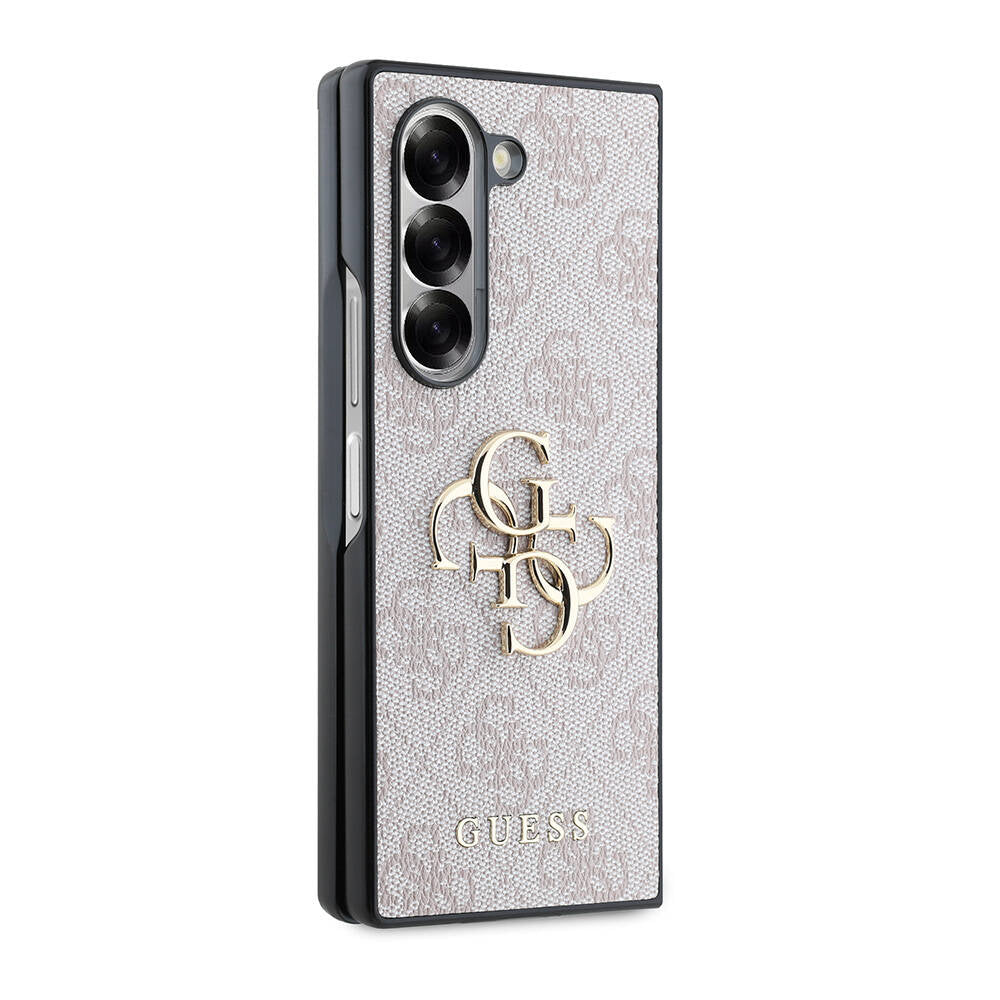 Guess Galaxy Z Fold 6 Orjinal Lisanslı Leather Metal Logo Telefon Kılıfı - 12