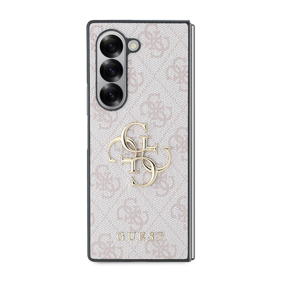 Guess Galaxy Z Fold 6 Orjinal Lisanslı Leather Metal Logo Telefon Kılıfı - 11