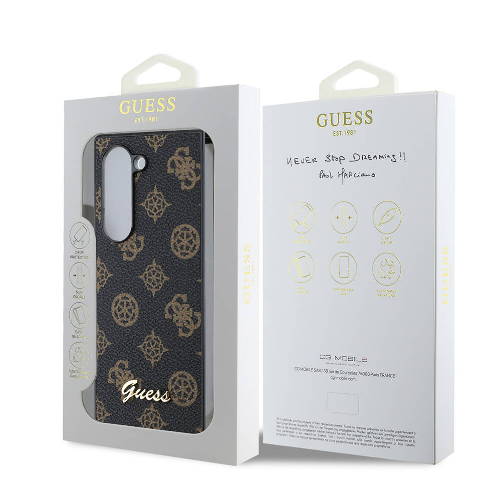 Guess Galaxy Z Fold 6 Orjinal Lisanslı Peony Script Kılıf