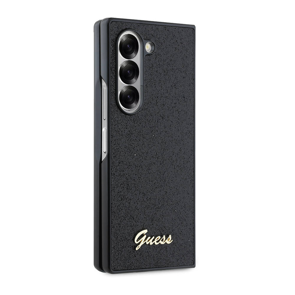 Guess Galaxy Z Fold 6 Orjinal Lisanslı Yazı Logolu Glitter Script Telefon Kılıfı - 5