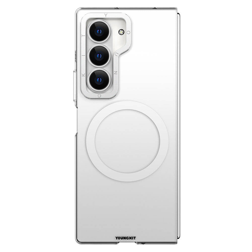 Youngkit Crystal Shield Serisi Galaxy Z Fold 6 Kılıf Magsafe Şarj Özellikli Şeffaf Telefon Kılıfı - 2