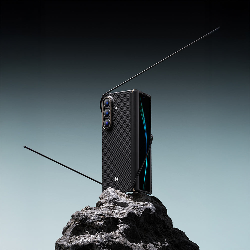 Benks ArmorAir ArmorGrid Grand Galaxy Z Fold 7 Combo Üçlü Aksesuar Seti (Ön Arka Kevlar Telefon Kılıfı + Ekran Koruyucu)