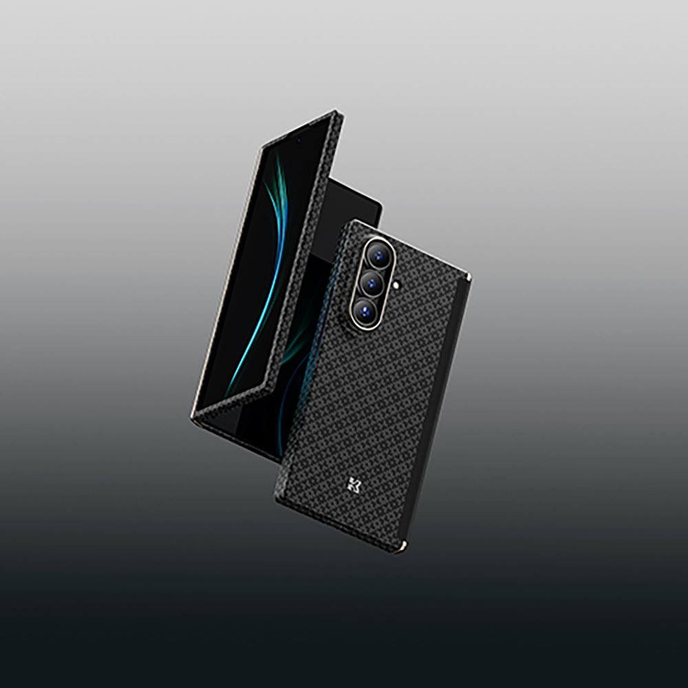 Benks ArmorAir ArmorGrid Grand Galaxy Z Fold 7 Combo Üçlü Aksesuar Seti (Ön Arka Kevlar Telefon Kılıfı + Ekran Koruyucu)