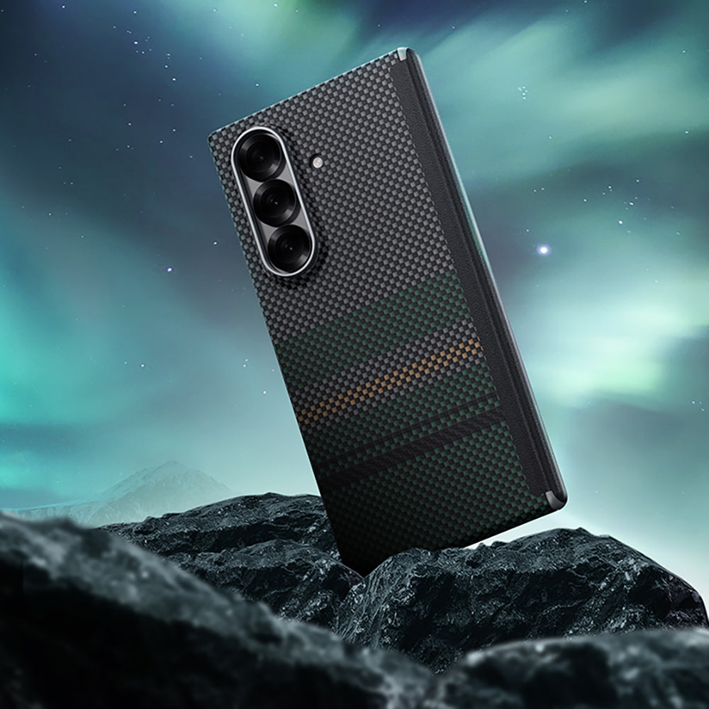 Benks ArmorAir Aurora Grand Combo Galaxy Z Fold 7 Üçlü Aksesuar Seti (Ön Arka Kevlar Kılıf + Ekran Koruyucu)