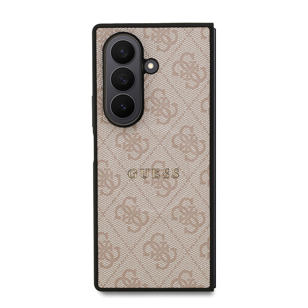 Guess Galaxy Z Fold 7 Orjinal Lisanslı M-safe 4G Desen Yazı Logolu Kılıf