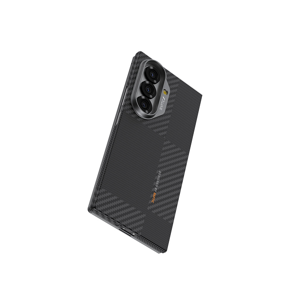 Raptic Aramid Fiber Geotik Serisi Galaxy Z Fold 7 Magsafe 600D Metal Kamera Çerçeveli Telefon Kılıfı