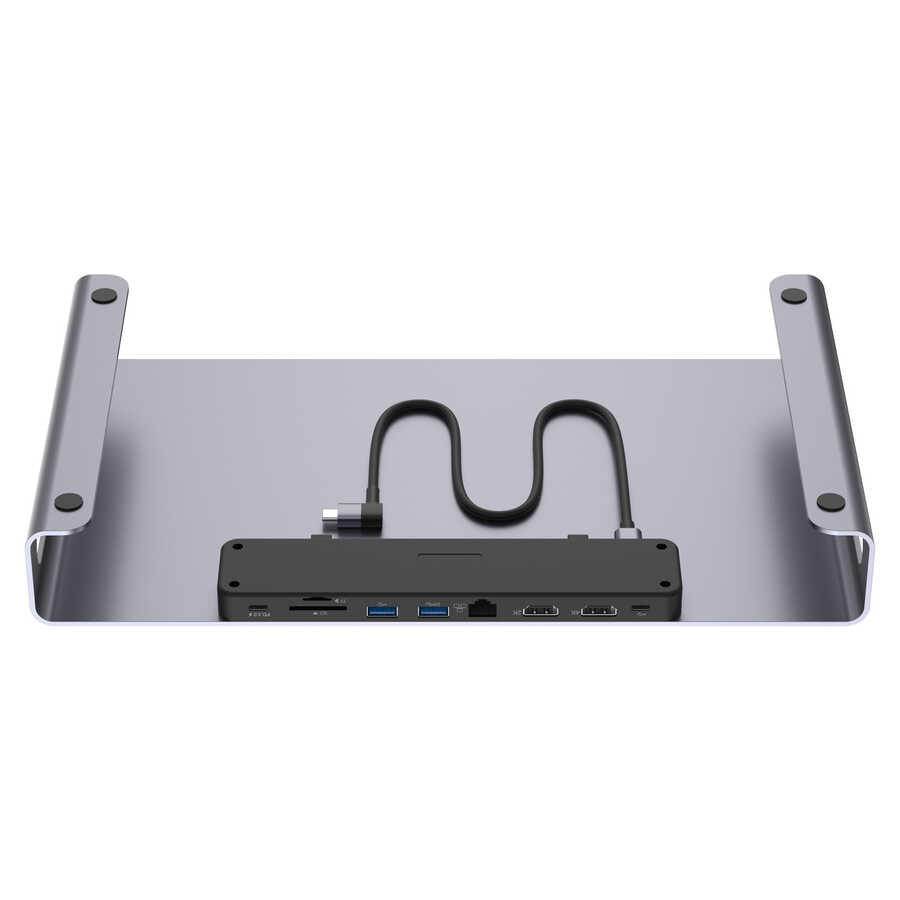 Go-Des GD-9126 Hub Destekli Laptop Standı Docking Station Stand - 6