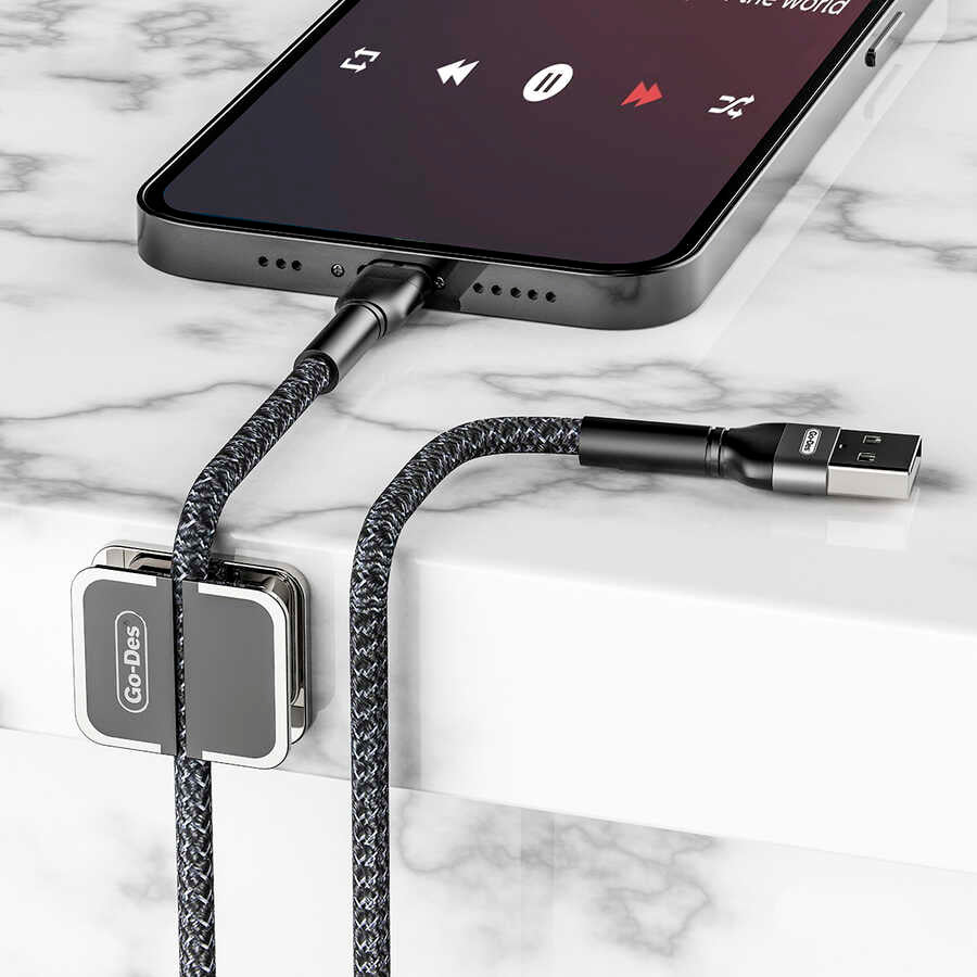Go Des GD-HD781 Kablo Kanallı Magnetic Araç Telefon Tutucu - 3