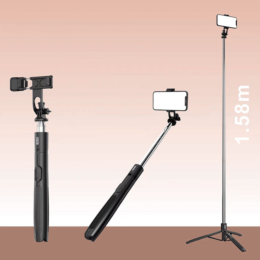 Go Des GD-ST81 Çok Fonksiyonlu 6 Kademeli Teleskopik Tripod Stand Özellikli Bluetooth Selfie Çubuğu - 3