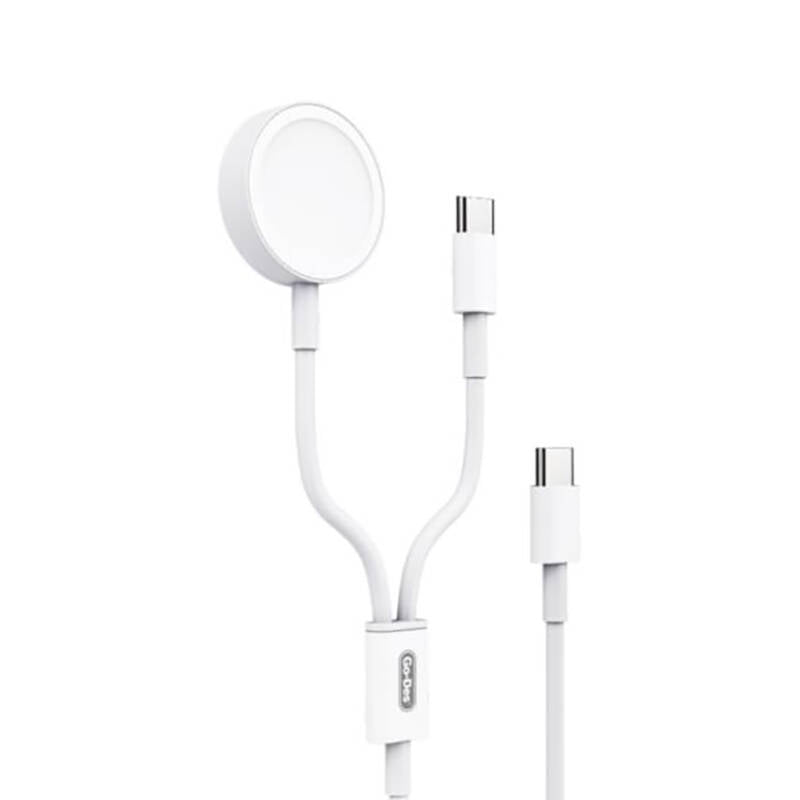 Go Des GD-UC603 2in1 Magnetik Wireless Type-C PD Hızlı Şarj Kablosu 65W 1.2M
