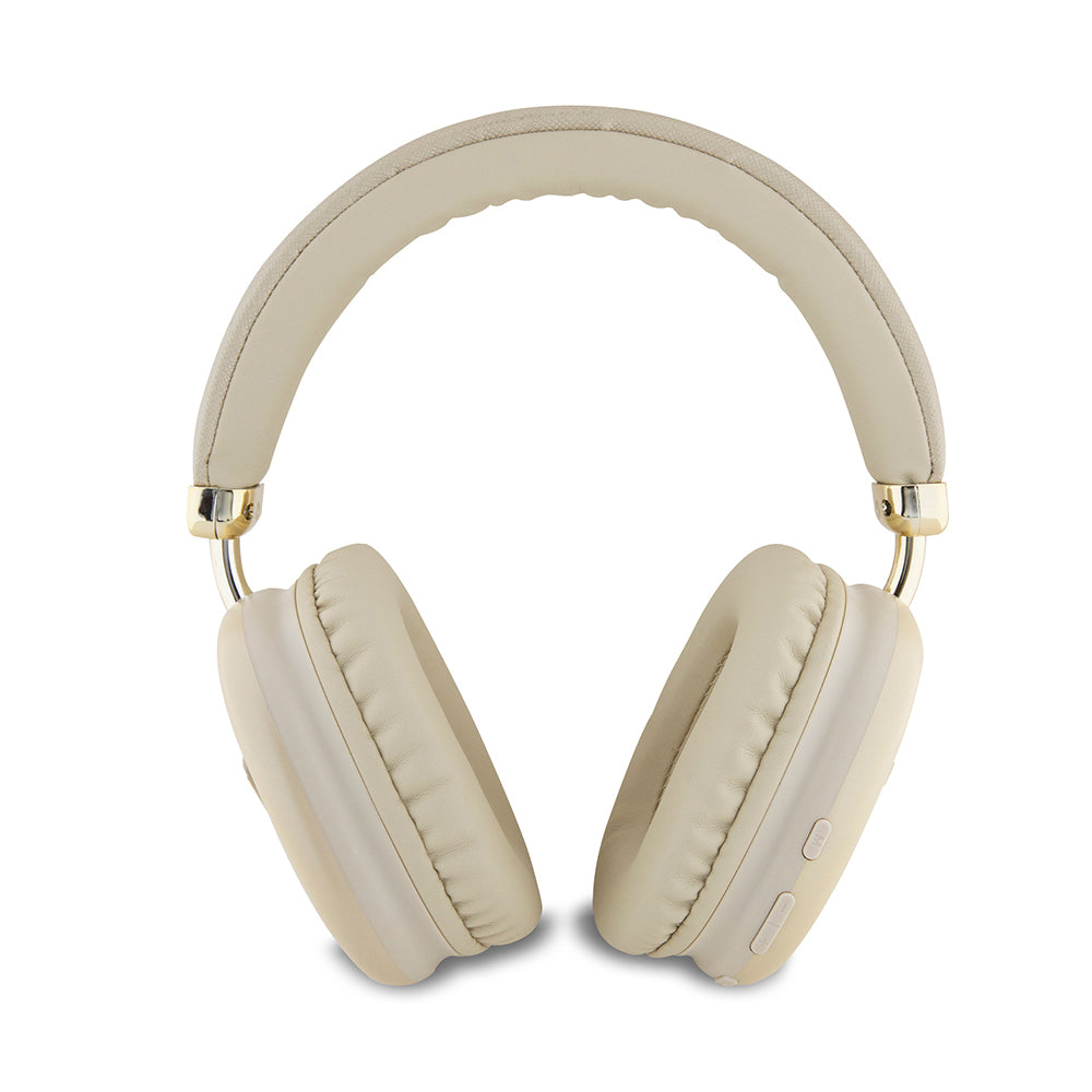 Guess Orjinal Lisanslı PU Üçgen Logolu Kulak Üstü Bluetooth Kulaklık