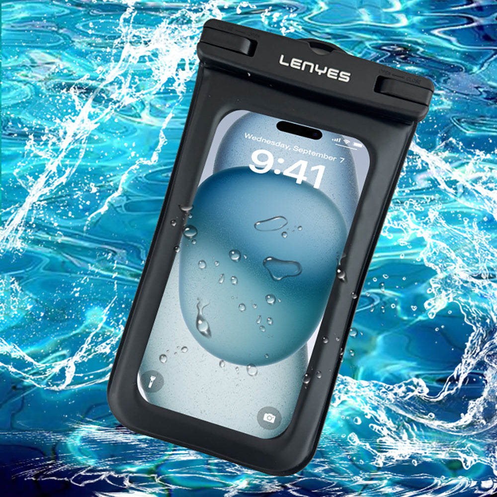 Lenyes WB2002 IP68 Sertifikalı 6.7 inç Universal Su Geçirmez Telefon Kılıfı