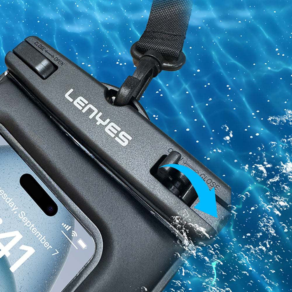 Lenyes WB2002 IP68 Sertifikalı 6.7 inç Universal Su Geçirmez Telefon Kılıfı