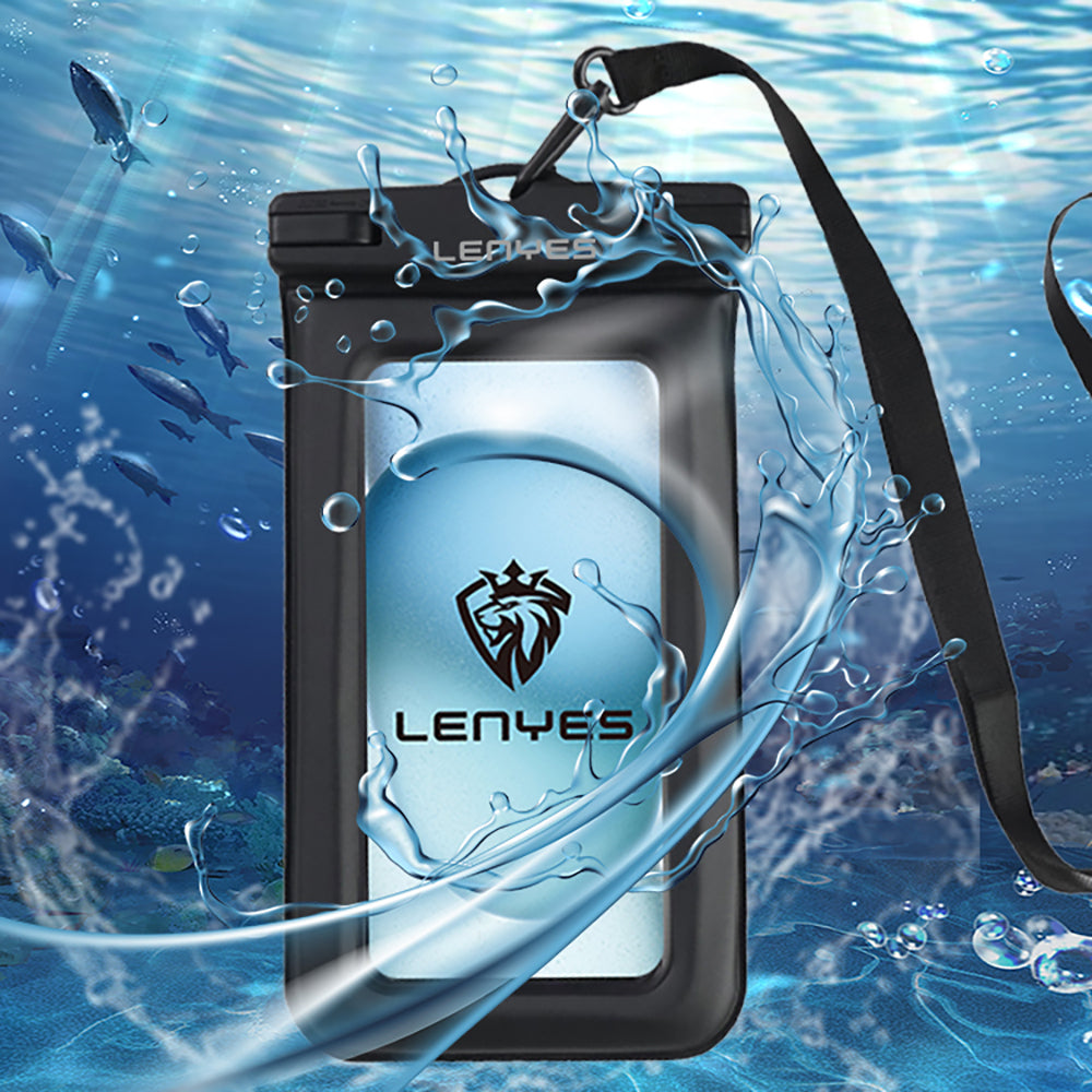 Lenyes WB2002 IP68 Sertifikalı 6.7 inç Universal Su Geçirmez Telefon Kılıfı