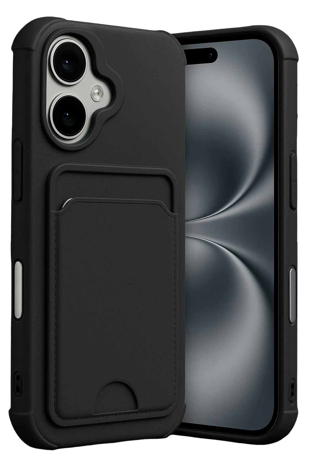 Cepax iPhone 17 Kelvin Kartvizitli Silikon Telefon Kılıfı