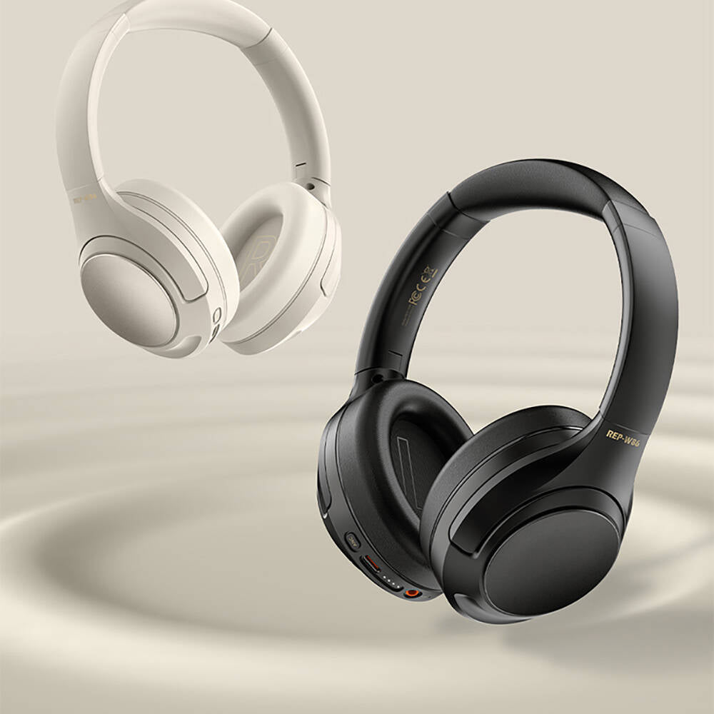 Recci REP-W86 ANC Özellikli Hi-Fi Ses Kaliteli Kulak Üstü Bluetooth v.5.3 Kulaklık - 4