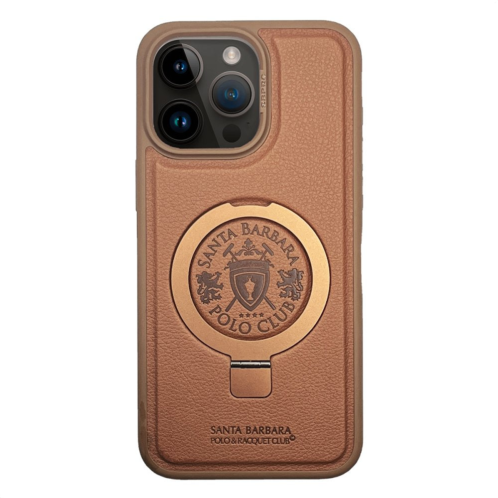 Santa Barbara Polo Racquet Club iPhone 15 Pro Max Primo Magsafe Standlı Telefon Kılıfı-5