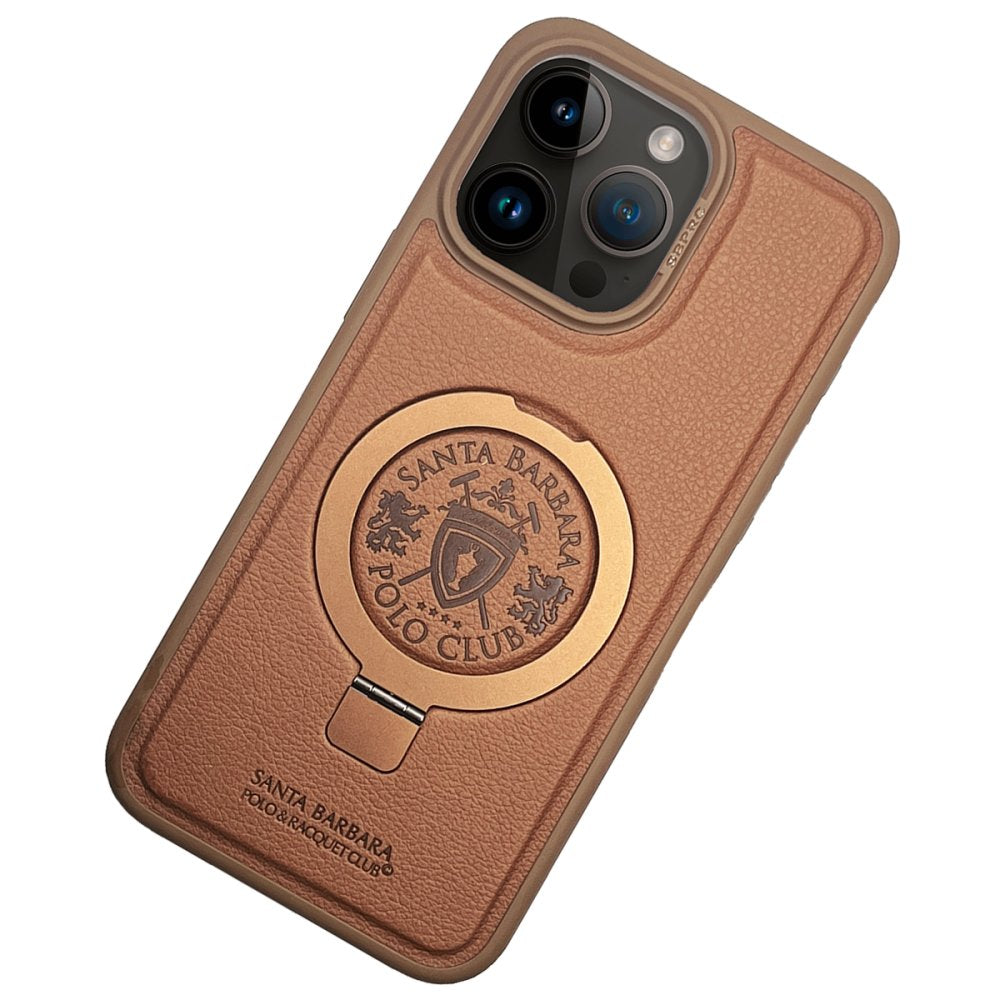 Santa Barbara Polo Racquet Club iPhone 15 Pro Primo Magsafe Standlı Telefon Kılıfı-3