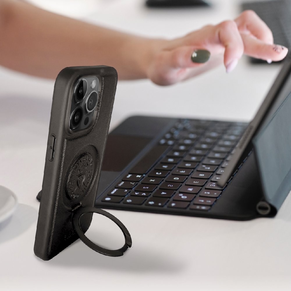 Santa Barbara Polo Racquet Club iPhone 15 Pro Max Primo Magsafe Standlı Telefon Kılıfı-11
