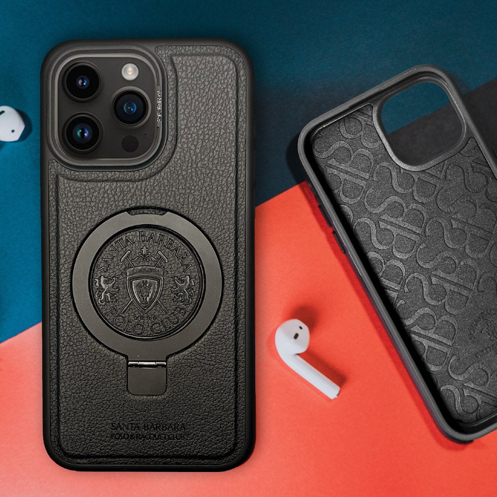 Santa Barbara Polo Racquet Club iPhone 15 Pro Primo Magsafe Standlı Telefon Kılıfı-12