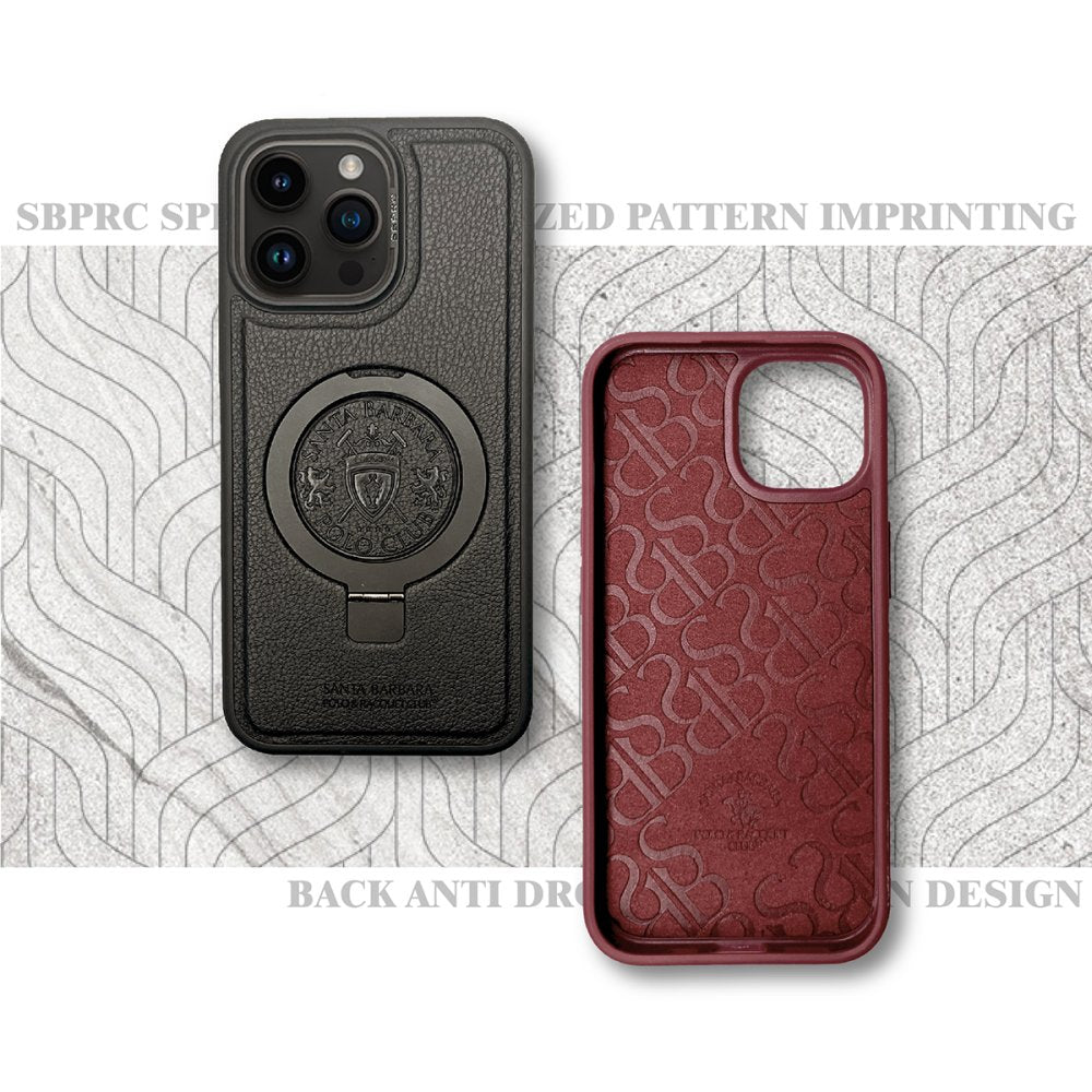 Santa Barbara Polo Racquet Club iPhone 15 Pro Primo Magsafe Standlı Telefon Kılıfı-11