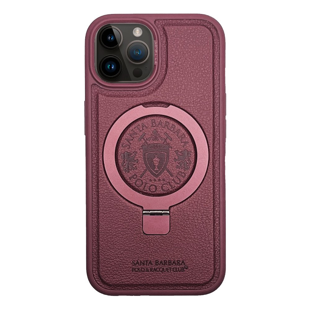Santa Barbara Polo Racquet Club iPhone 15 Pro Primo Magsafe Standlı Telefon Kılıfı-4
