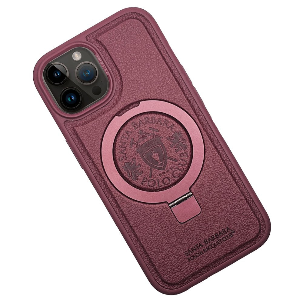 Santa Barbara Polo Racquet Club iPhone 15 Pro Primo Magsafe Standlı Telefon Kılıfı-5