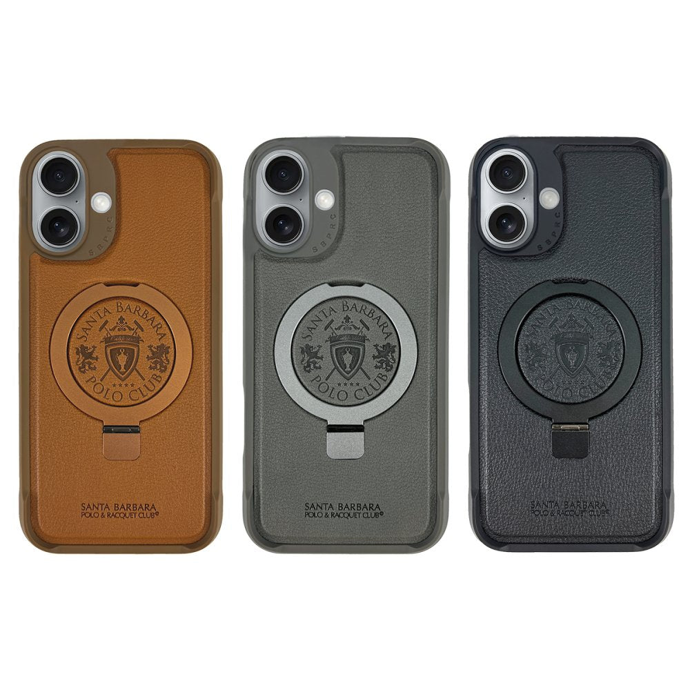 Santa Barbara Polo Racquet Club iPhone 16 Primo Magsafe Standlı Telefon Kılıfı-4