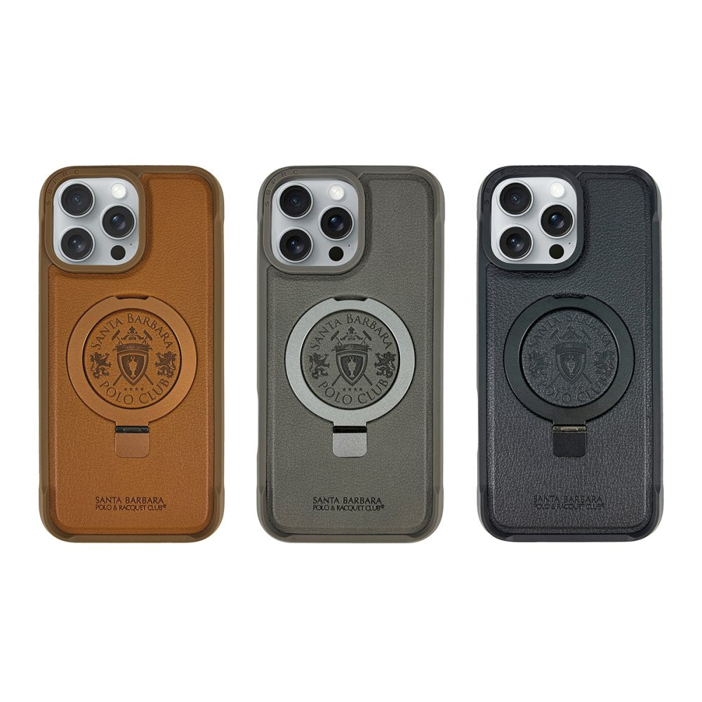 Santa Barbara Polo Racquet Club iPhone 16 Pro Max Primo Magsafe Standlı Telefon Kılıfı-4