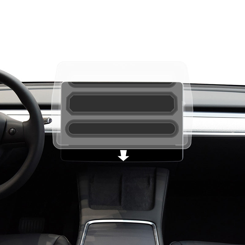 CaseWorld Tesla Model Y Araç Multimedya Uygulama Aparatlı Ekran Koruyucu