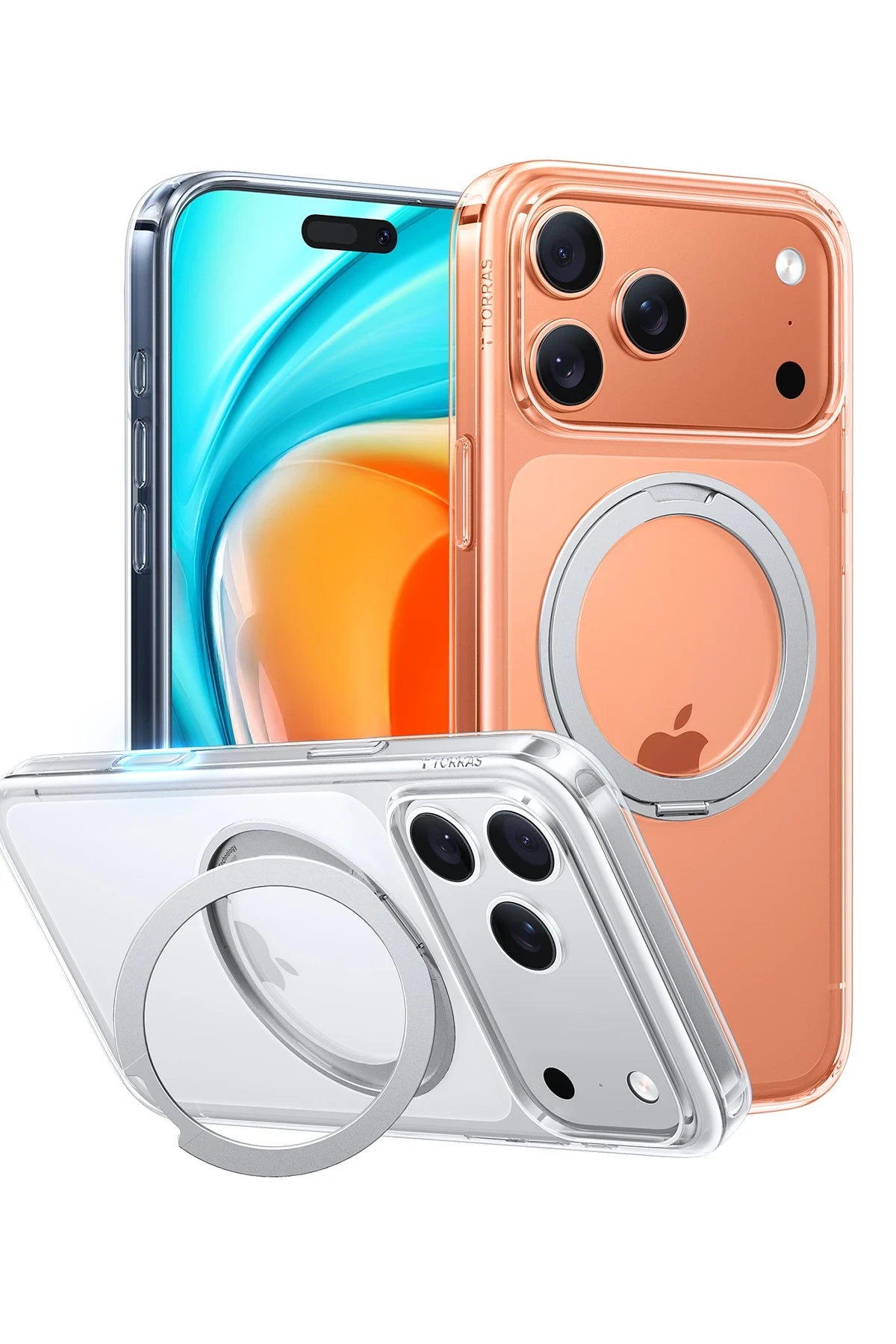 Torras iPhone 17 Pro Max O Stand Pro Serisi Magsafe Telefon Kılıfı