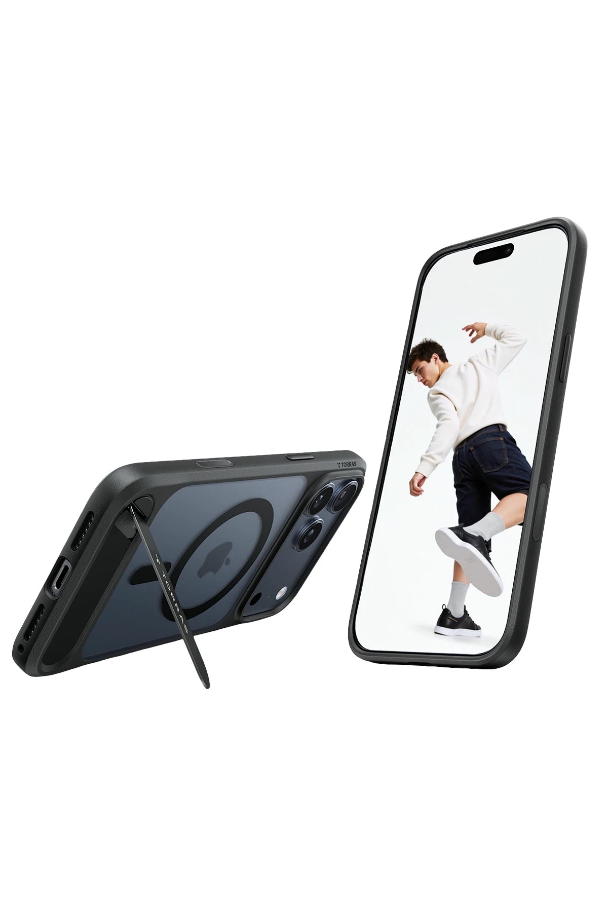 Torras iPhone 17 Pro P Stand Serisi Magsafe Telefon Kılıfı