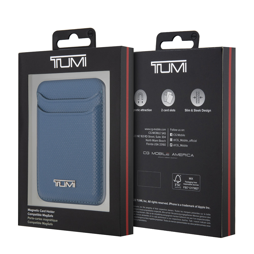 Tumi Orjinal Lisanslı 2 Hazneli Metal Logolu Deri Magnetik Kartlık