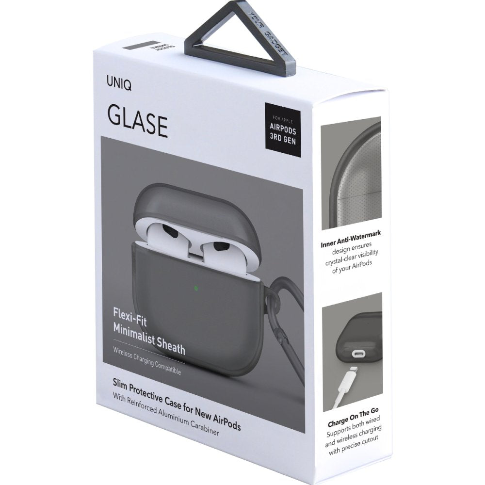 Uniq Airpods 3 (3.nesil) Glase Silikon Kılıf - 4