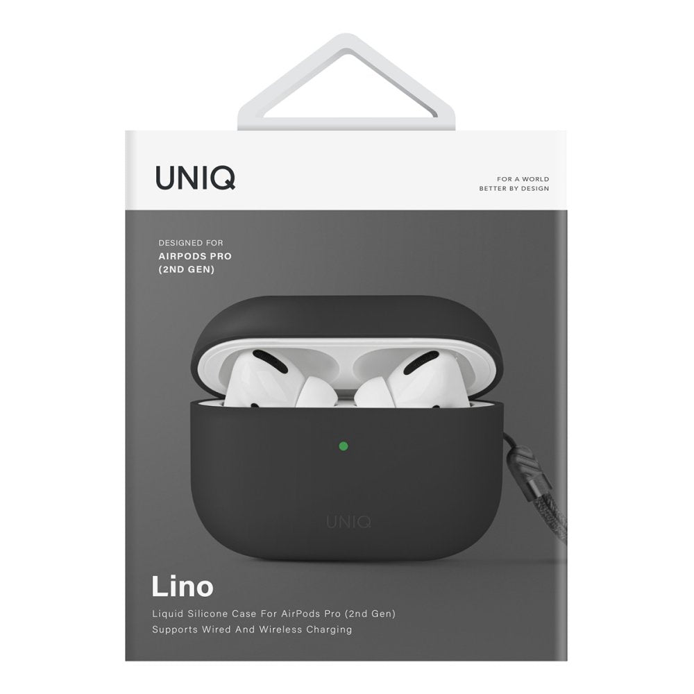 Uniq Airpods Pro 2 (2.nesil) Lino Silikon Kılıf - 4