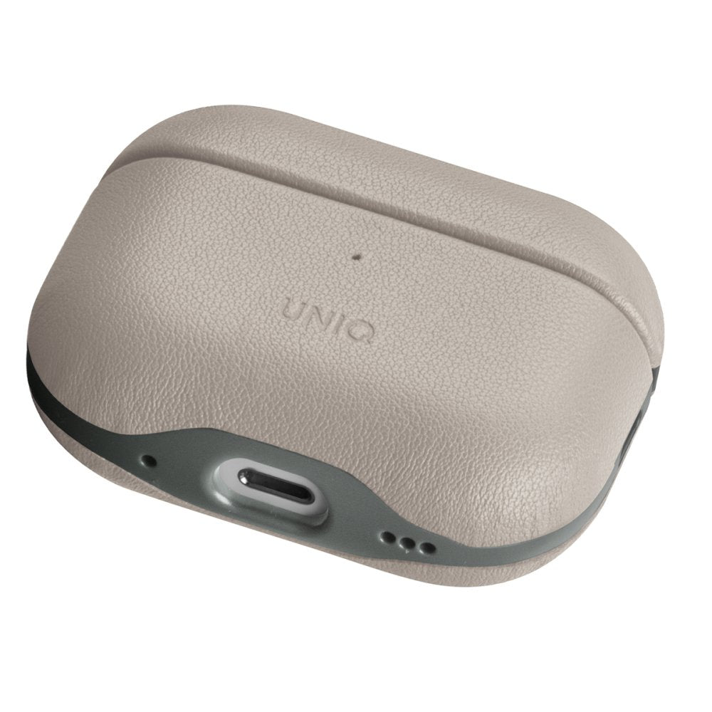 Uniq Airpods Pro 2 (2.nesil) Lyden DS Deri Kılıf - 2