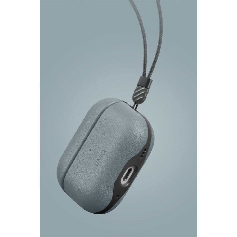 Uniq Airpods Pro 2 (2.nesil) Lyden DS Deri Kılıf - 8