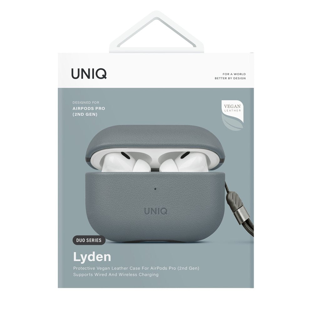 Uniq Airpods Pro 2 (2.nesil) Lyden DS Deri Kılıf - 9