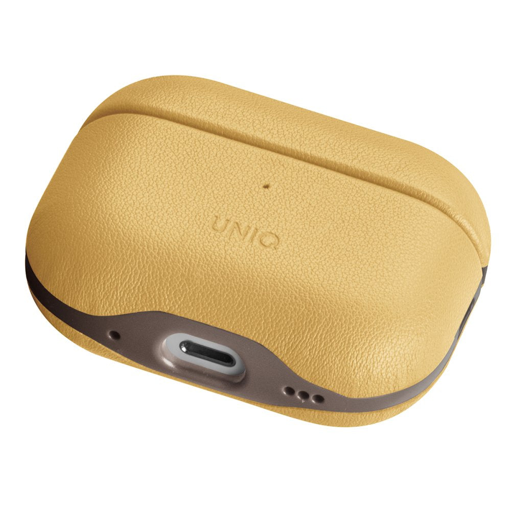 Uniq Airpods Pro 2 (2.nesil) Lyden DS Deri Kılıf - 11