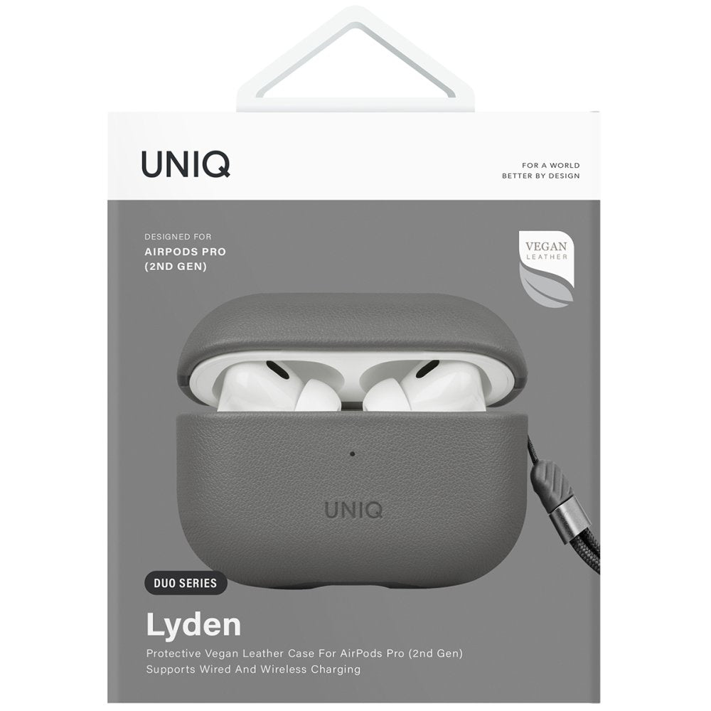 Uniq Airpods Pro 2 (2.nesil) Lyden DS Deri Kılıf - 17