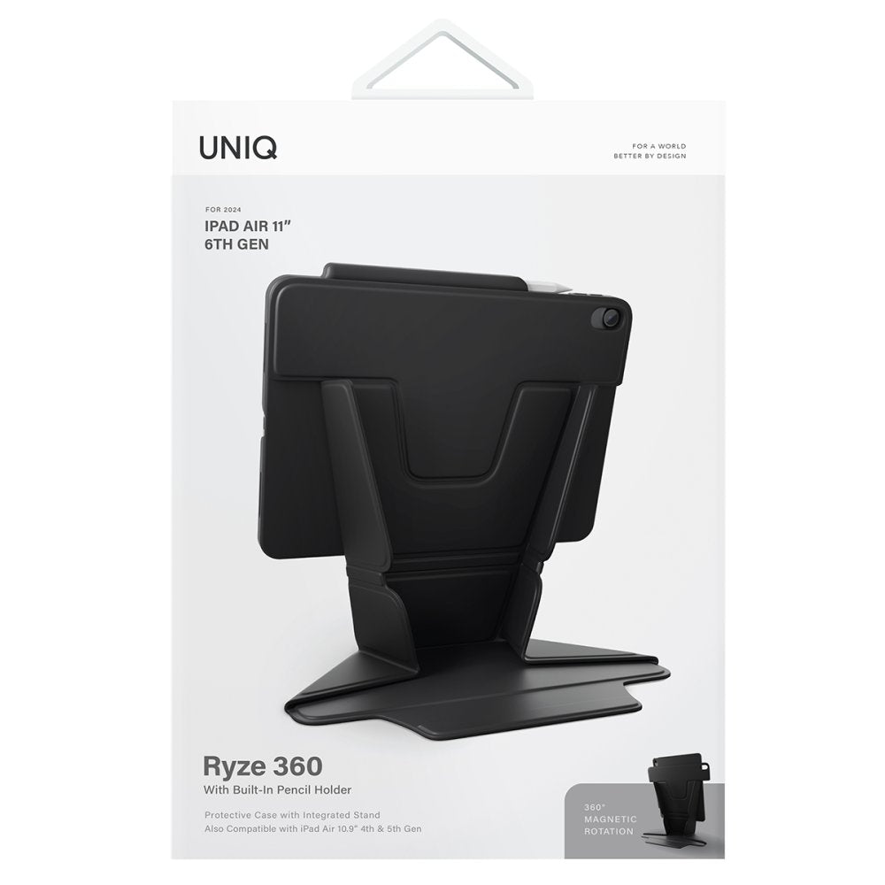 Uniq iPad Air 11 (2024) Ryze Standlı Katlanabilir Tablet Kılıfı - 4